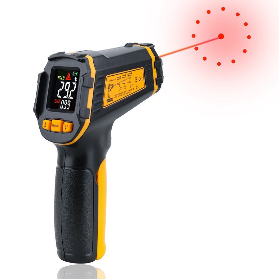 1 Laser Temperature Meter Color LCD Light Alarm - 1 Laser Temperature Meter Color LCD Light Alarm -