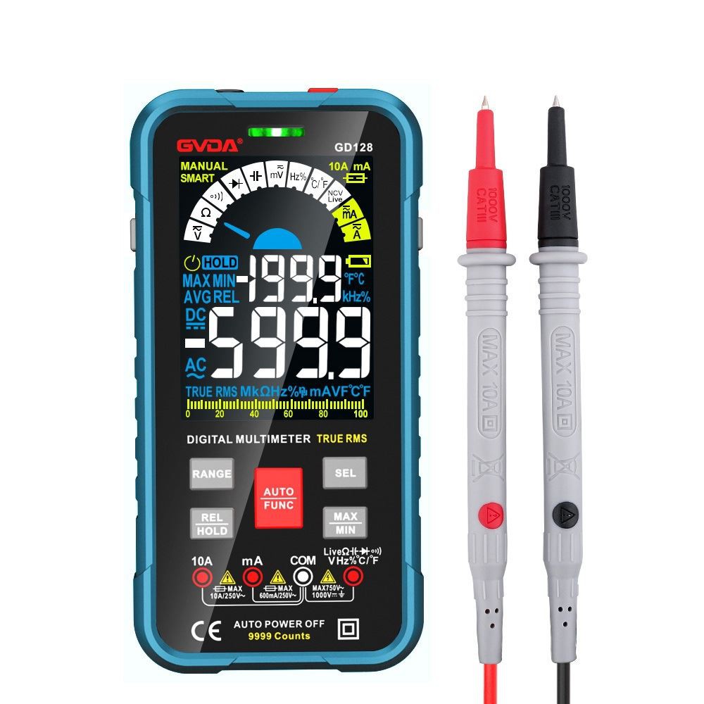 Smart multimter auto range
