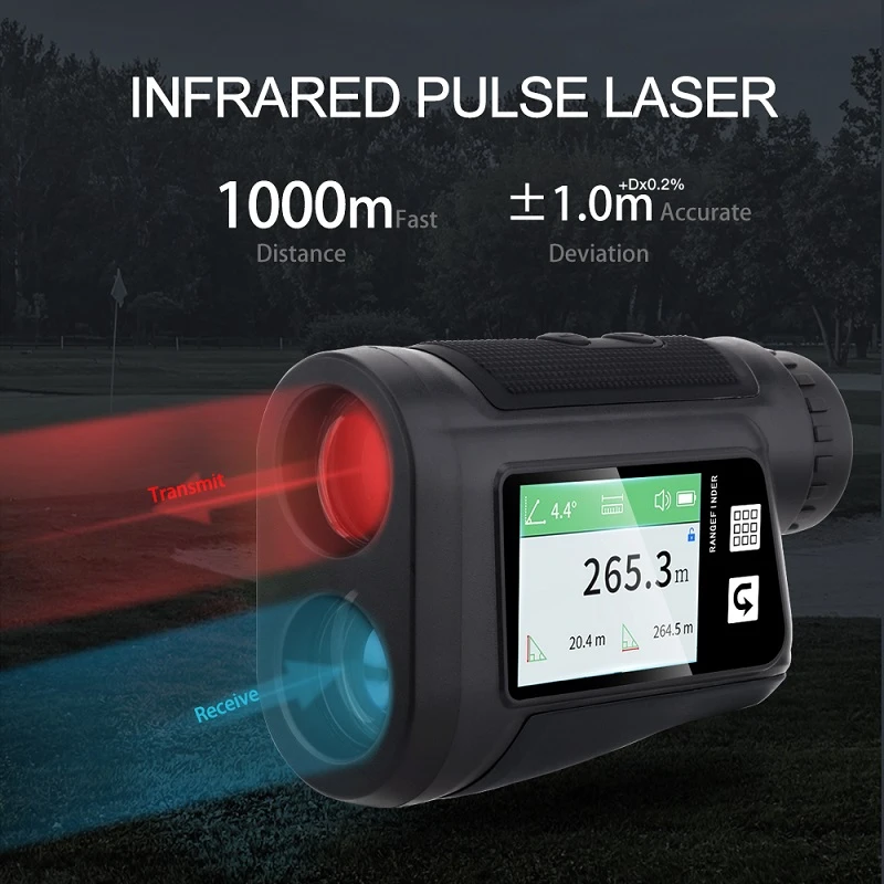 2. laser rangefinder for golf -   