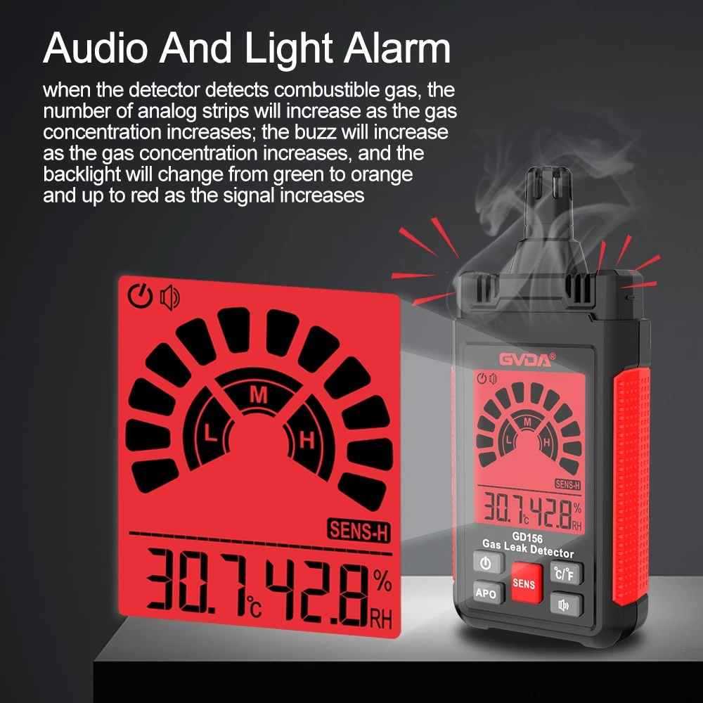 Combustible gas leak tester