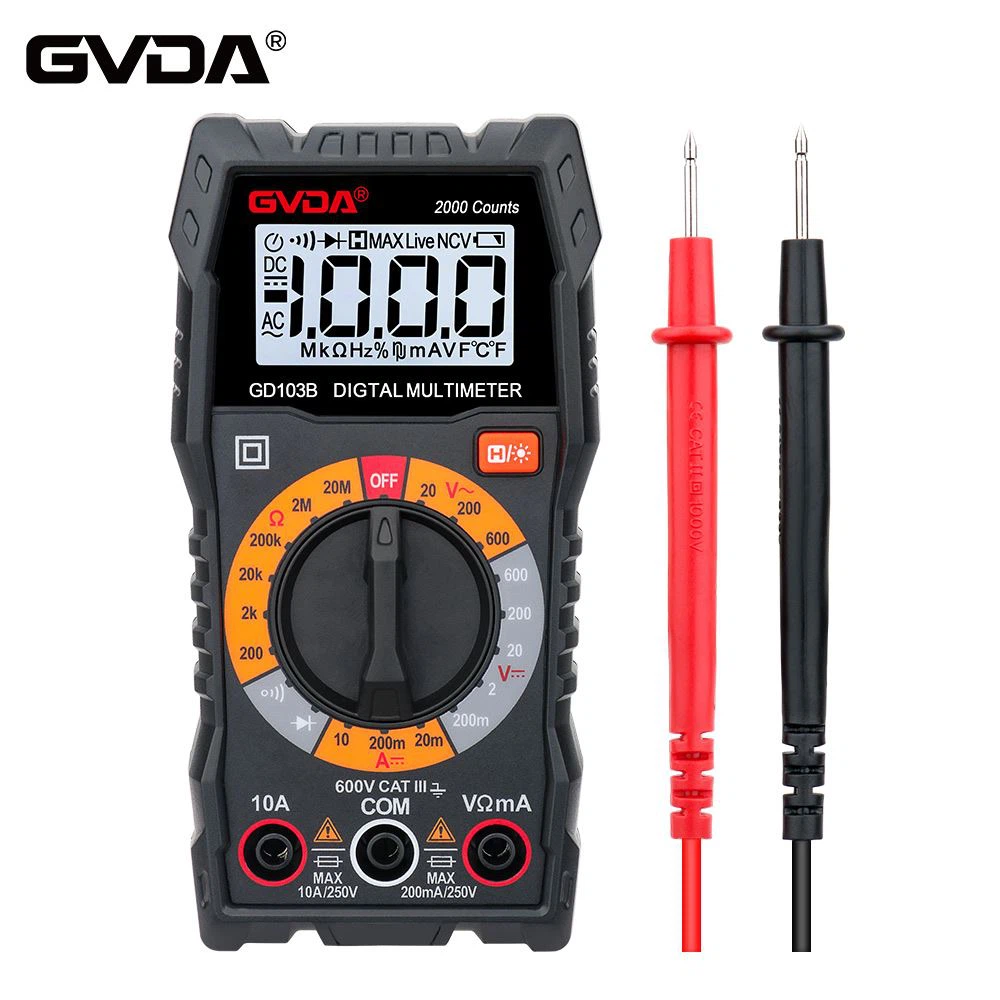 GVDA Mini По-евтина цена Цифров мултиметър Пристига GD103B