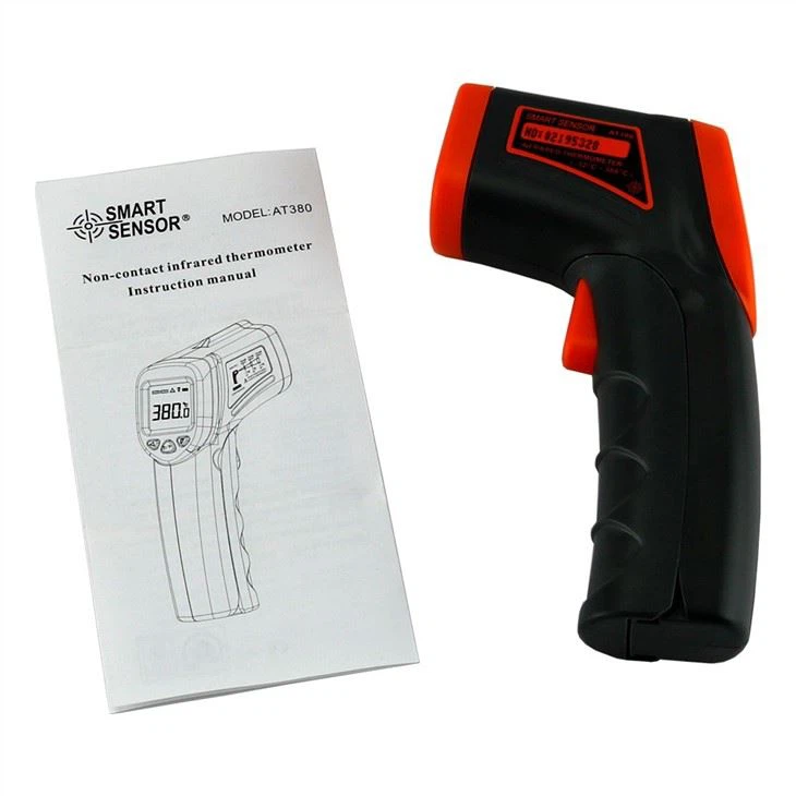 Non-contact Digital IR Thermometer Light Alarm