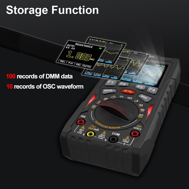 3 in 1 Digital Oscilloscope Multimeter Signal Gernator