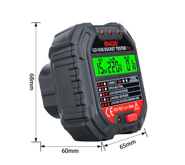 GVDA GD105B 90-250V Socket Tester 3-Pin Outlet Тестер Тестер за гнезда Тестер...